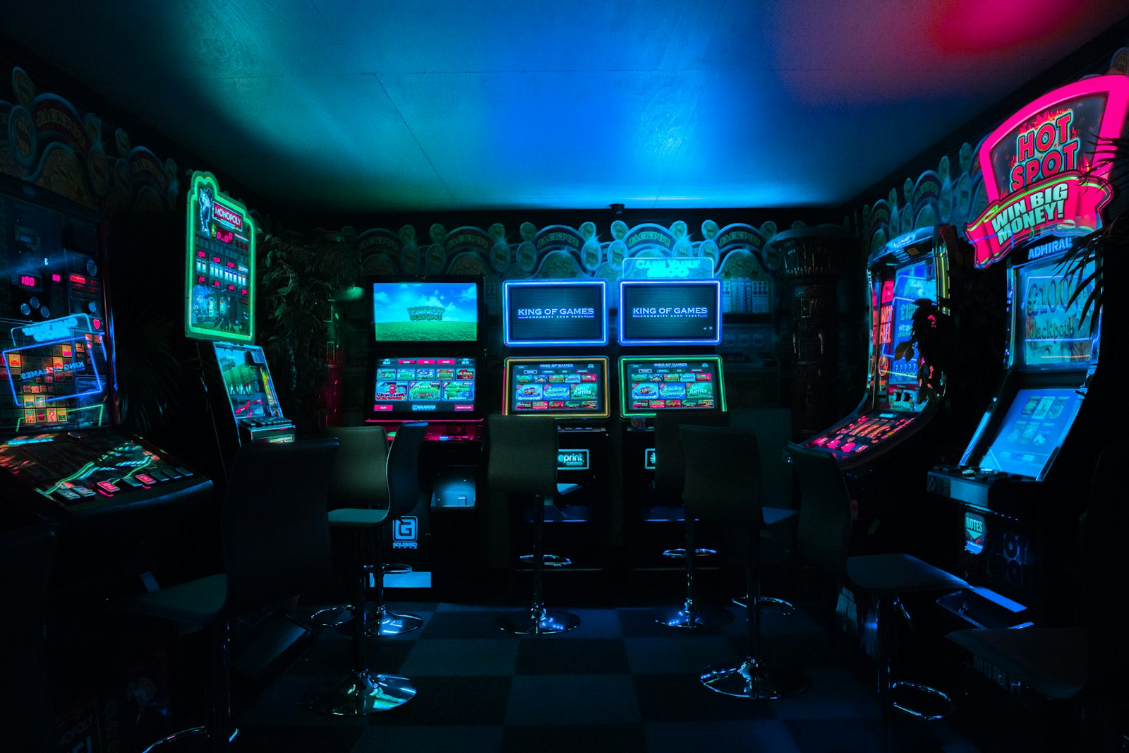 Gaming setup with controller and immersive lighting