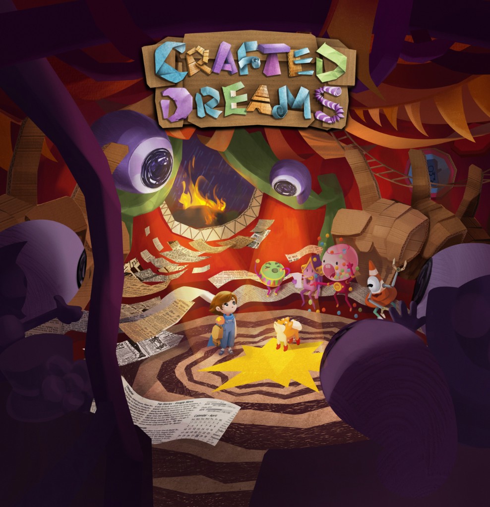 Crafted Dreams — Kian and Aki in a papercraft dream world